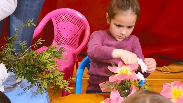 Школа маленькой леди. Урок флористики.