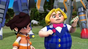 Тоботы. Детективы Галактики., 3 сезон, 8 серия. Приключения Дино-сиделок