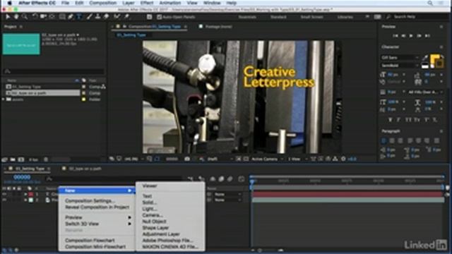 What is the Setting type in Adobe After Effects CC 2017 Episode 017 смотреть онлайн