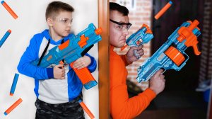 NERF БИТВА Спасаем ТЕЛЕВИЗОР от ЛАГа в Реальной Жизни! Прятки с БЛАСТЕРАМИ НЁРФ Элит 2.0