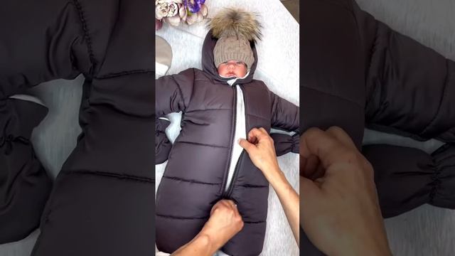 Прогулочный комбинезон «Карапуз» до -25° #baby #shortvideo #новорожденный #комбинезон #shorts смотреть онлайн