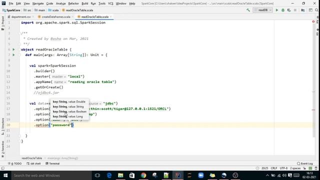 22. Read Oracle table from Spark using Scala смотреть онлайн