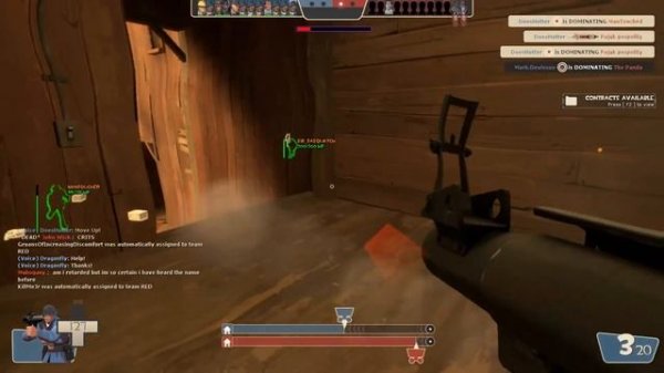 TF2 Lmaobox Crithacking as Soldier.