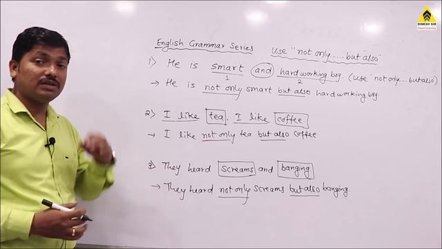 Learn "Not Only...But Also" Just in 10 Minutes | English Grammar Series | Dinesh Sir смотреть онлайн