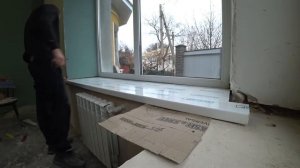 Как установить угловой подоконник СВОИМИ РУКАМИ