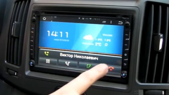 Штатное головное устройство на ANDROID смотреть онлайн