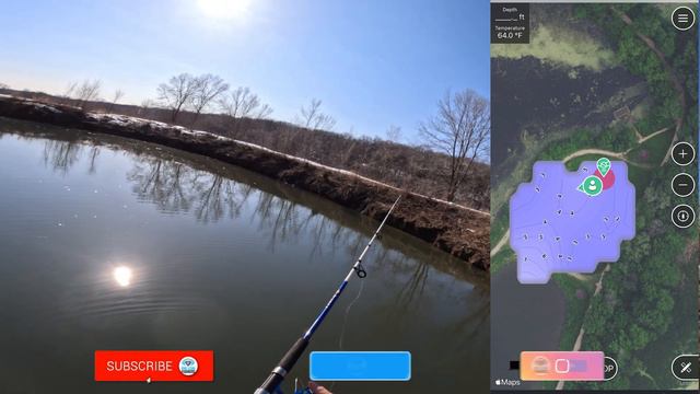 Garmin Striker Cast GPS - Quickdraw Contours Mapping! Hog Back Ridge Ponds #eyelovefishing #garmin
