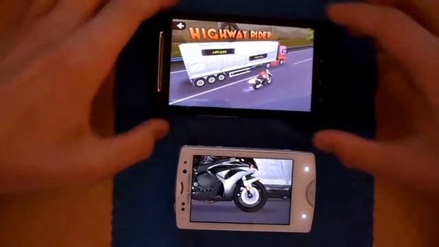 Сравнение[Test game] HTC Desire HD and Sony Ericsson XPERIA Mini Pro SK17i (speed test) смотреть онлайн