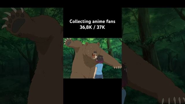 The bear got scared - moment from Kobayashi-san Chi no Maid Dragon #anime смотреть онлайн