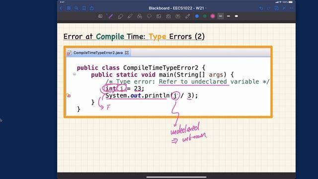 [HD] EECS1022 W21 - Lecture 1 - Part A2 - Development Process - Example Errors смотреть онлайн