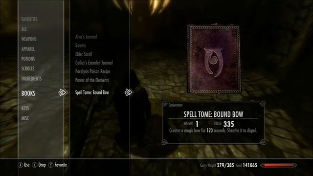 Skyrim: Spell Book Bound Bow Location смотреть онлайн