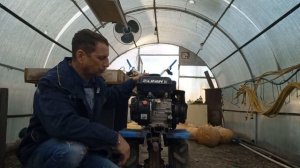 датчик контроля уровня масла на двигателе мотоблока. #огород #сад #мотоблокнева