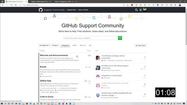 GitHub Community: Find Help, Support and Ideas About GitHub (ft Mickey Gousset) смотреть онлайн