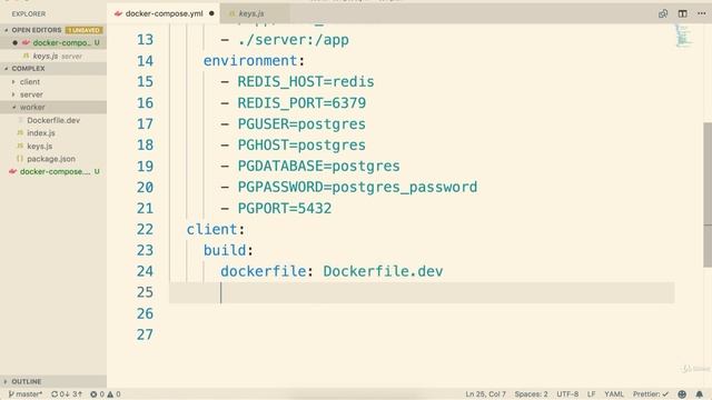 Docker and Kubernetes The Complete Guide: Dockerizing Multiple Services (09/18) смотреть онлайн