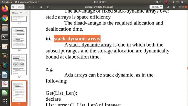 Five Categories of Arrays | Array Types Part 2 | PPL | Sebesta | Data Types in Programming Language смотреть онлайн