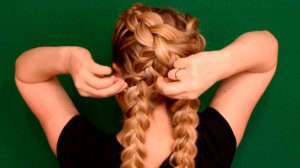 Французские косы крест накрест/ДВЕ ФРАНЦУЗСКИЕ КОСЫ