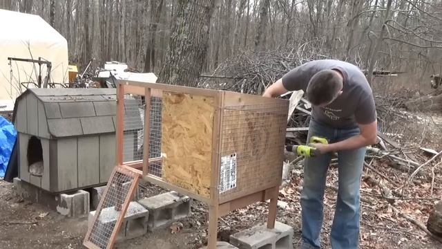 Making A Chicken Coop From An Old Rabbit Hutch смотреть онлайн