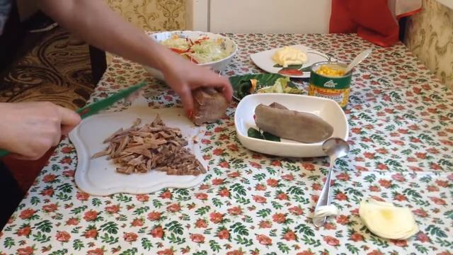 Простой Рецепт салата из говяжьего языка для гостей и близких очень вкусный и простой салат смотреть онлайн