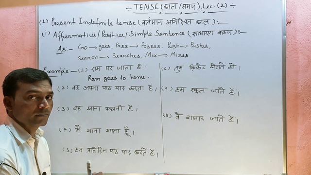 Tense l Present Tense l Present Indefinite Tense l Present Indefinite Simple Sentence and examples смотреть онлайн
