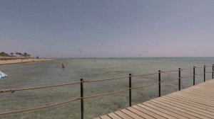 Обзор пляжа и пирса отеля Редженси Плаза Шарм-эль-Шейх
