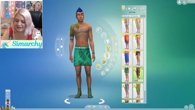 MERMAIDS!!!!!!!!! The Sims 4 Island Living - CAS Create a Sim Hair and Clothing Review смотреть онлайн