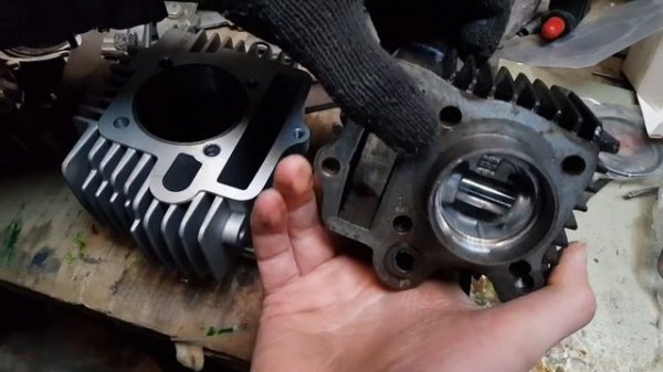 Цилиндр 150 кубов на мопед 125 140сс. обзор