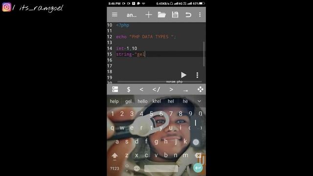 Data Types in Php : Php Android Tutorial | PHP on Android Phone | Learn PHP on Android in Hindi fre смотреть онлайн