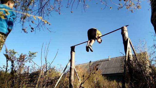 Новый турник. Тренировка. Что случилось? смотреть онлайн