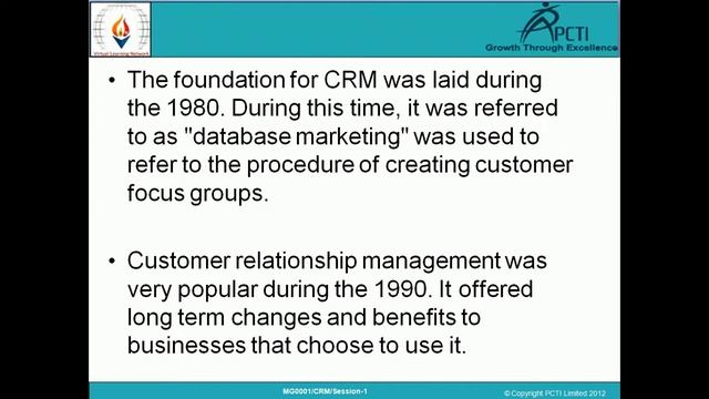 Customer Relationship Management-Session-1 смотреть онлайн