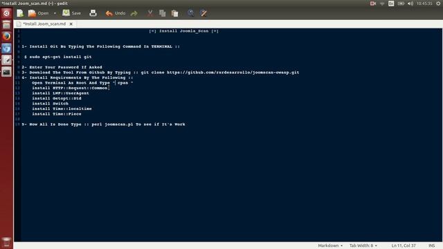 How To Install Joomscan On UBUNTU And Try It смотреть онлайн