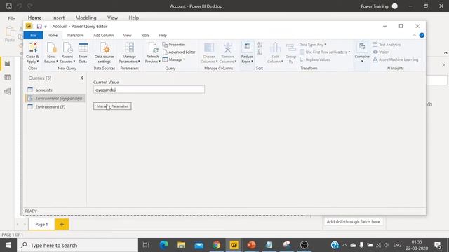 How to change Power BI Data Source(D365) by using parameter смотреть онлайн
