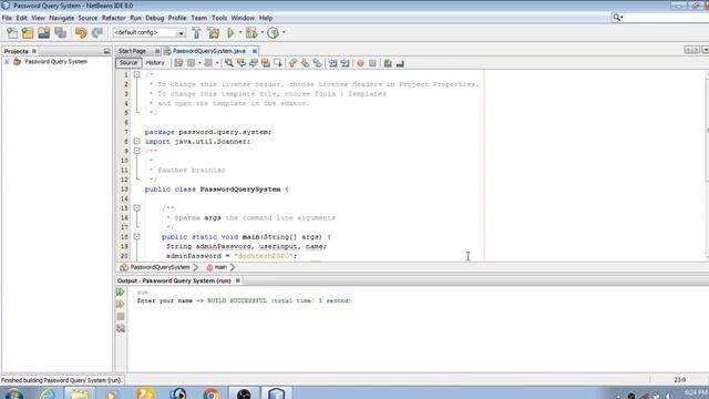 Java Programming Password Query System смотреть онлайн