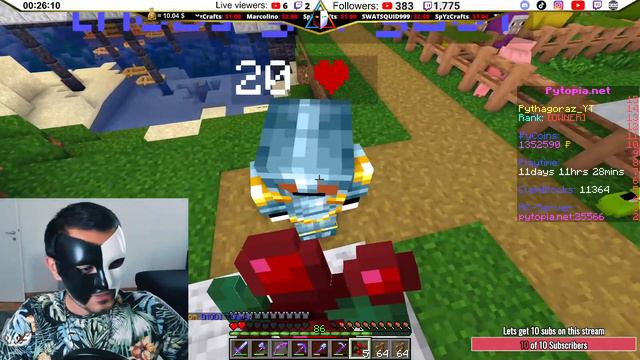 24/7 Multiplayer Survival SMP PVP Minecraft Lets Play live stream java bedrock server free join ip смотреть онлайн
