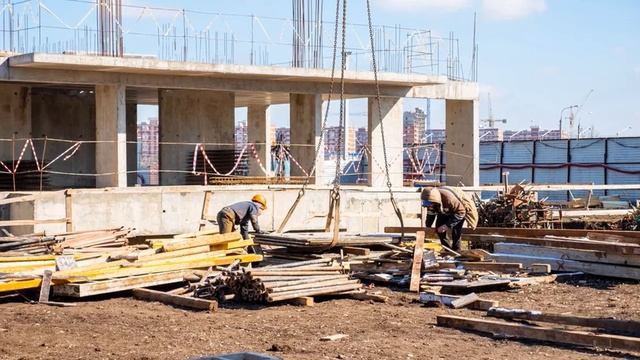 Микрорайон «Южане». 2-я очередь | Ход строительства. Февраль 2019 | «Неометрия» смотреть онлайн