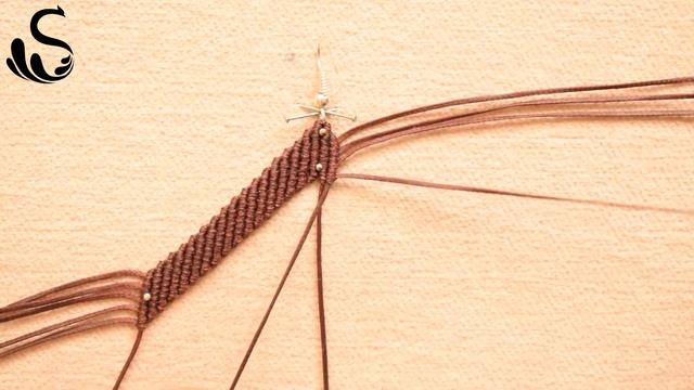 Macramé earrings for beginners step by step | easy macramé tutorial | DIY смотреть онлайн