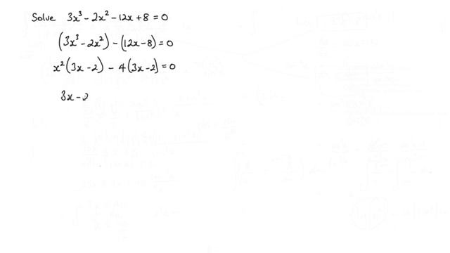 How To Solve 3x^3-2x^2-12x+8=0
