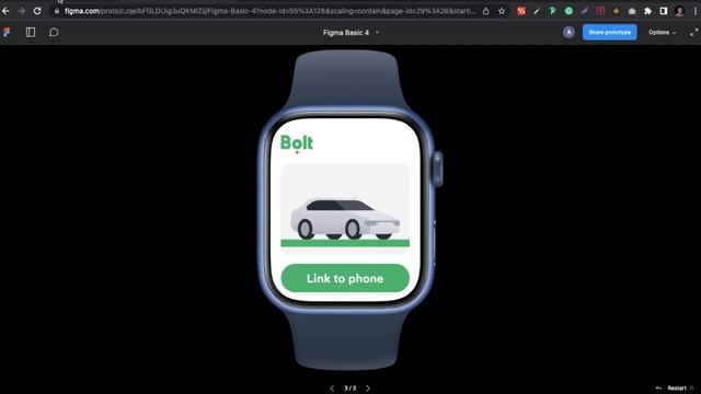 How to Design And Prototype a Taxi Apple watch App in Figma - Part 4 смотреть онлайн