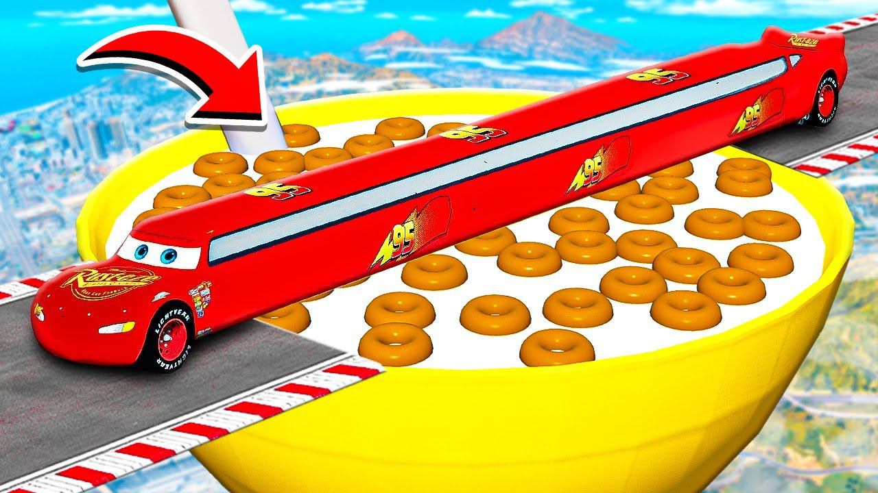 ПРОЕХАЛ МИСКУ С ХЛОПЬЯМИ НА САМОМ ДЛИННОМ ЛИМУЗИНЕ МОЛНИЯ МАКВИН ГТА 5 МОДЫ МУРКА смотреть онлайн