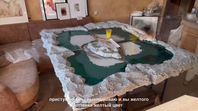 Огромная работа в интерьер| ЭПОКСИДНАЯ СМОЛА| Epoxy Resin art for Interior by Gayane Arushanian смотреть онлайн