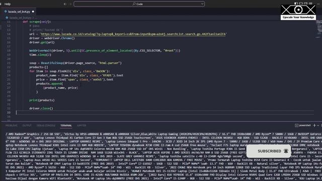 Scrape Thousands of Products from Lazada Using Selenium, Bs4 and Python смотреть онлайн