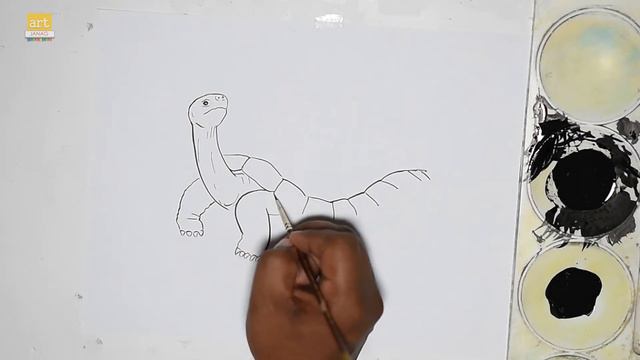 How to Draw A Tortoise drawing II tortoise drawing Easy II part 01 II #artjanag смотреть онлайн