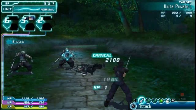 Crisis Core Final Fantasy VII Gameplay with Cheats смотреть онлайн