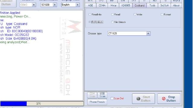 MIRACLE BOX Coolsand CPU Unlock смотреть онлайн