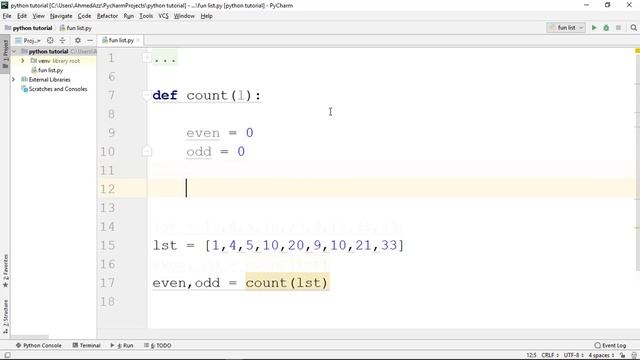 Python tutorial - Function to return values | دالة تعيد اكثر من قيمة смотреть онлайн