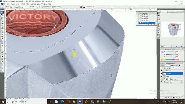 Hi End metal product retouching & Photoshop Tutorial смотреть онлайн