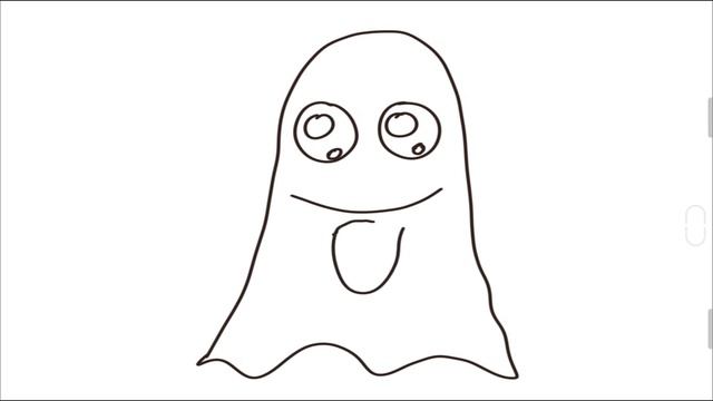 Как нарисовать забавное приведение, простые рисунки для детей, поэтапно\How to draw a funny ghost смотреть онлайн