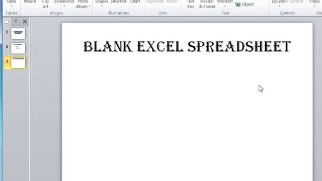 Microsoft Powerpoint 2010 - Inset Excel Spreadsheet смотреть онлайн