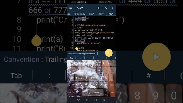 Создаю игру "Слоты" на Python!! смотреть онлайн