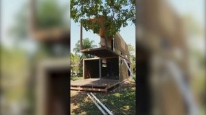 Четыре 40-ка футовых контейнера или шикарный современный дом