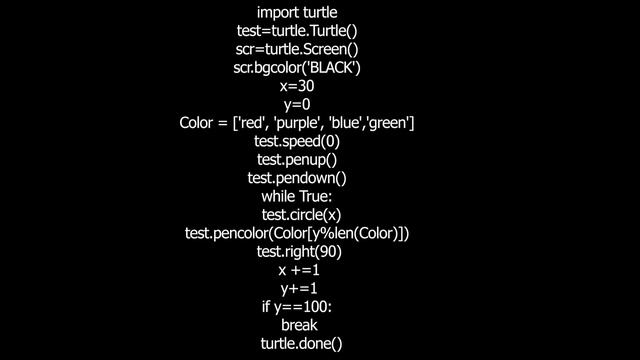 HOW TO MAKE A MULTIPLE CIRCLES IN PYTHON TURTLE смотреть онлайн